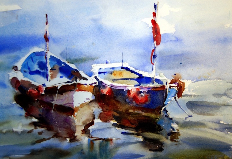 A watercolor by Tom Francesconi